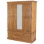 Heritage Furniture Hendon Solid Pine Triple Wardrobe with Drawers
