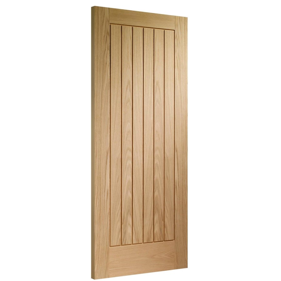 Internal Oak Cottage Door - Unfinished - 1981 x 711 x 35mm - Suffolk Essential - XL Joinery
