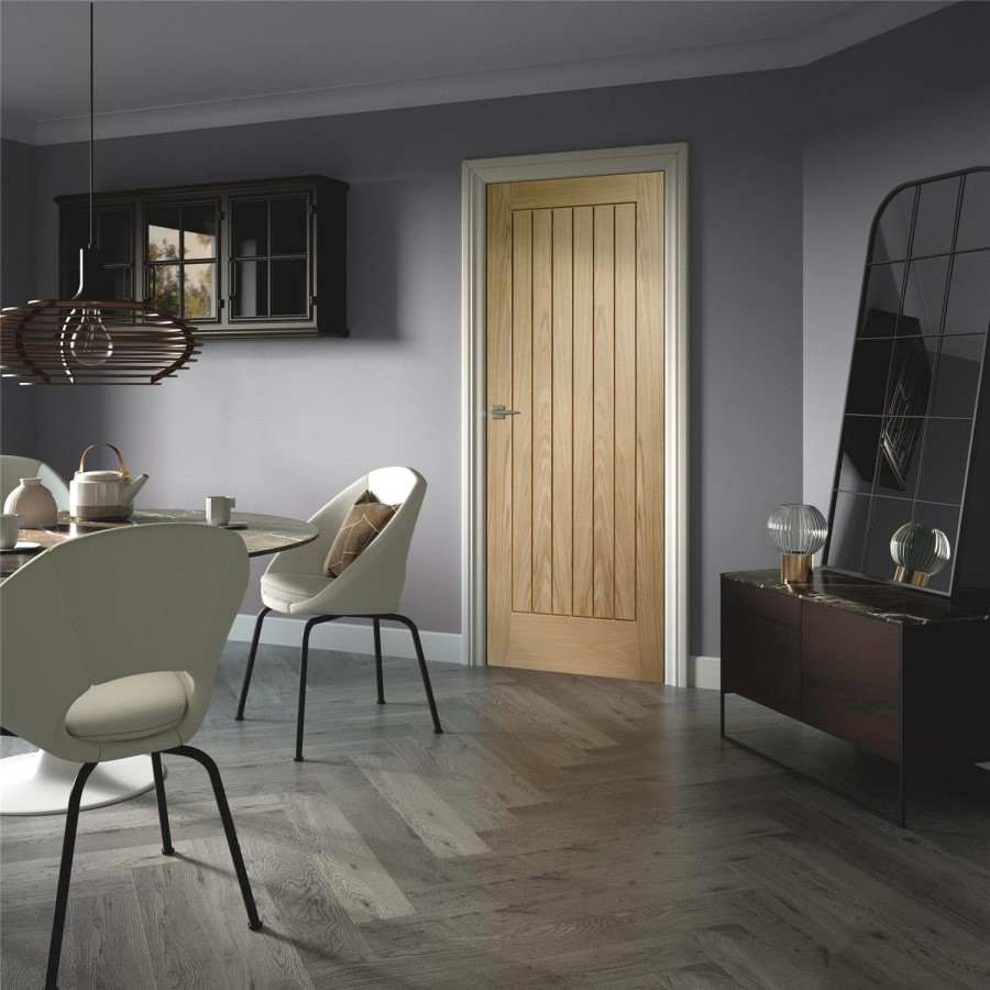 Suffolk Essential Internal Oak Door - Unfinished, 1981 x 838 x 35 mm