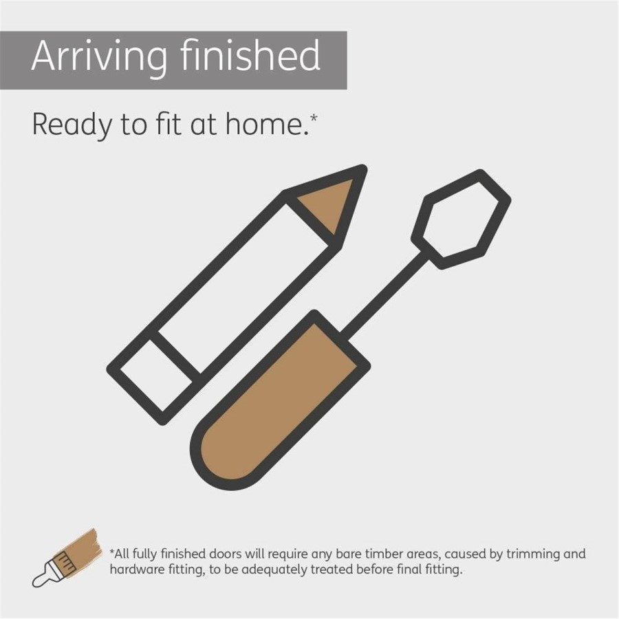 Internal Oak Fully-Glazed Door with Clear Glass - Pre-Finished - 2040 x 626 x 40mm - Palermo Essential - XL Joinery