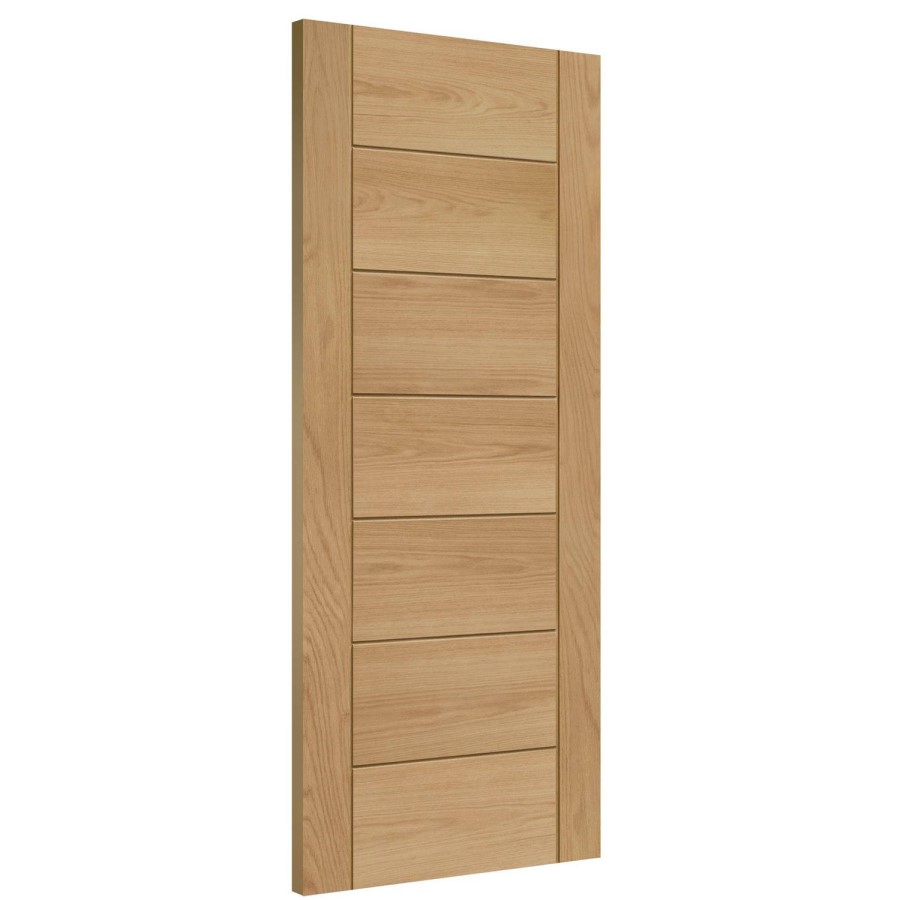 Palermo Essential Pre-Finished Internal Oak Fire Door - 1981 x 838 x 44 mm, Pre-Finished