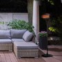 electrIQ Freestanding Electric Patio Heater - 2kW with 3 Heat Settings