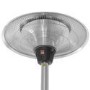 electriQ Mushroom Style Electric Infrared Patio Heater - Silver