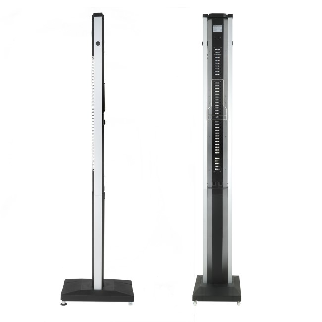 electriQ Freestanding Electric Patio Heater - 1.8kW with 5 Heat Settings Remote and Light