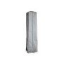 electriQ Pyramid Flame Tower Outdoor Gas Patio Heater - Stainless Steel