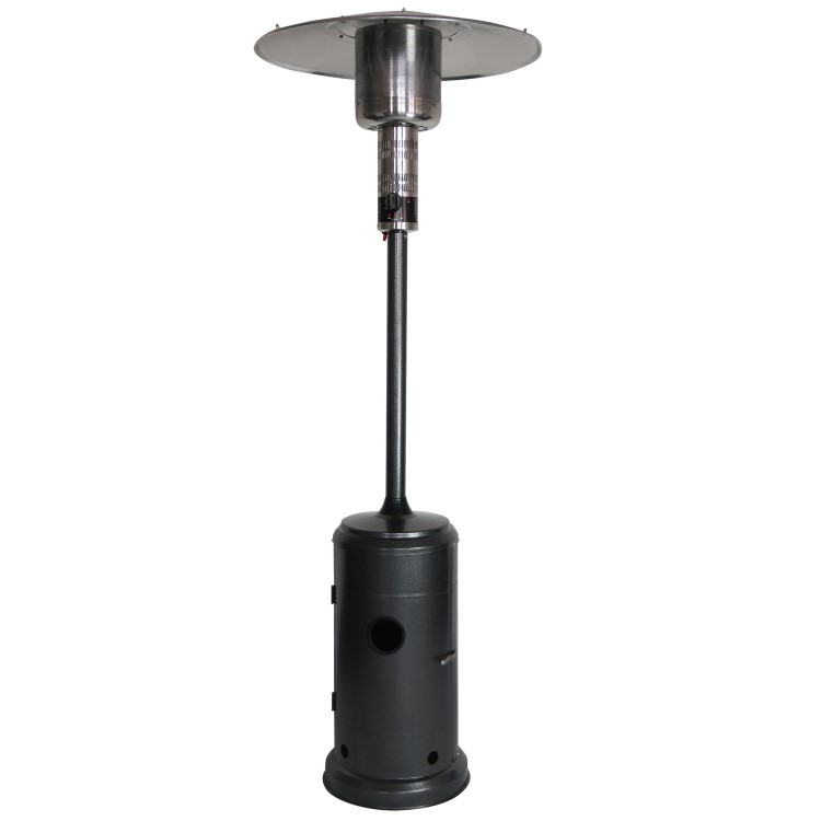 electriQ Mushroom Outdoor Gas Patio Heater - Black