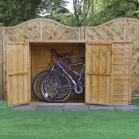 Wooden Bike Shed - 3 x 6ft - Mercia