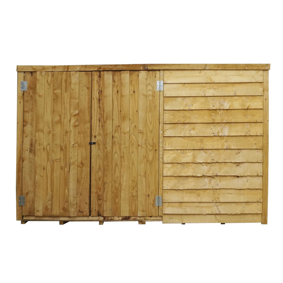 Wooden Bike Shed - 3 x 6ft - Mercia