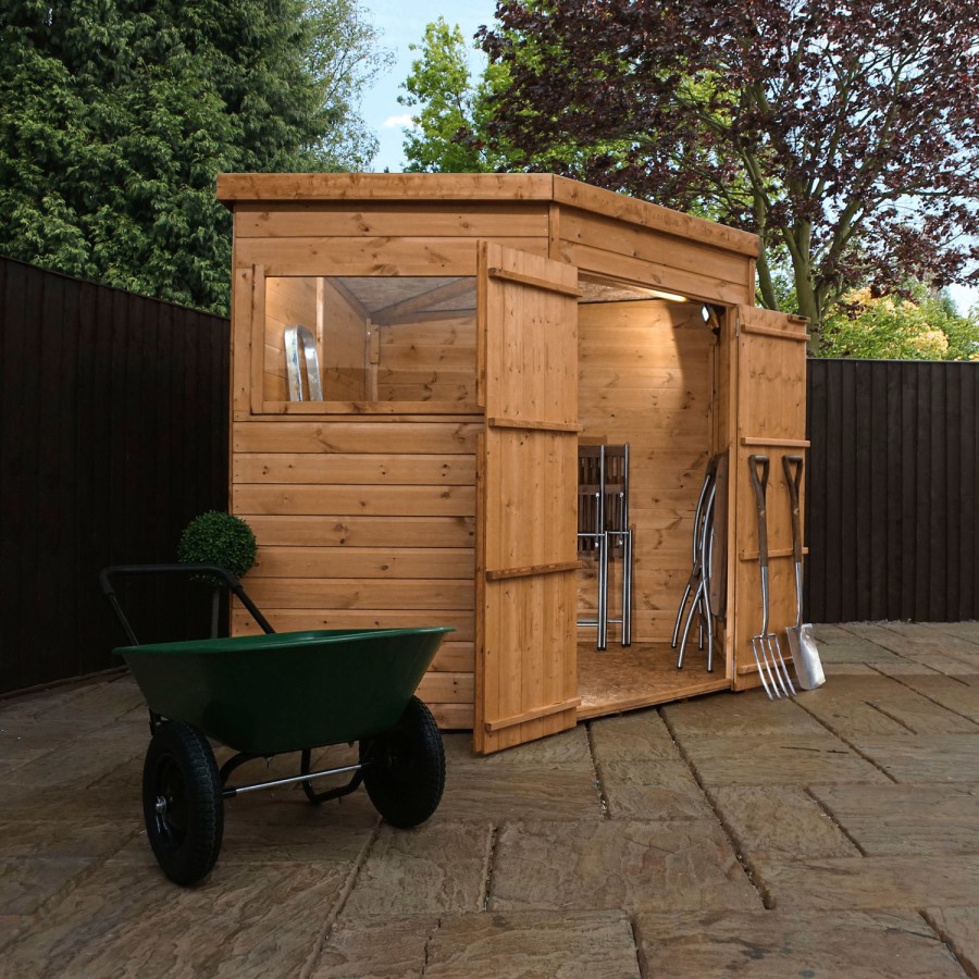 Shiplap Garden Corner Shed - 7 x 7ft - Mercia