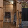 Shiplap Garden Corner Shed - 7 x 7ft - Mercia