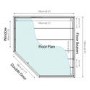Shiplap Garden Corner Shed - 7 x 7ft - Mercia