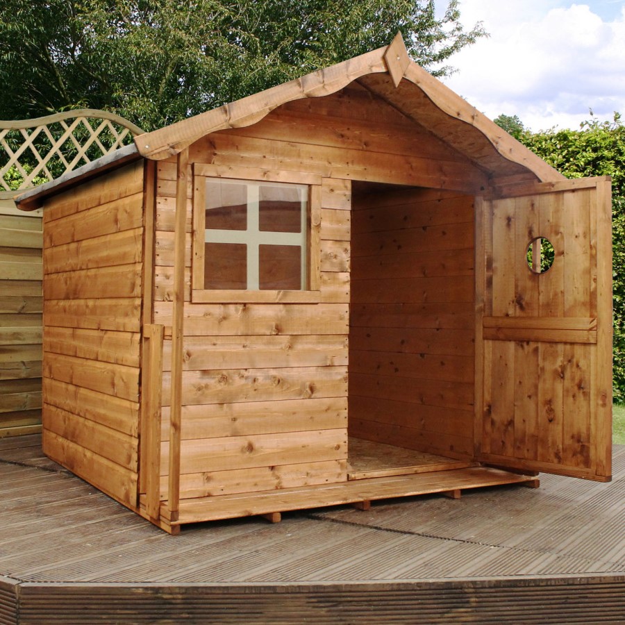 Small Kids Outdoor Playhouse - 150cm x 150cm - Mercia Tulip 