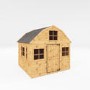Mercia Outdoor Wooden Kids Playhouse with Windows 191cm x 199cm