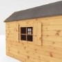 Mercia Outdoor Wooden Kids Playhouse with Windows 191cm x 199cm