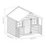 Mercia Kids Wooden Playhouse - Honeysuckle