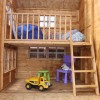 Outdoor 2 Storey Wooden Kids Playhouse - Mercia Bramble