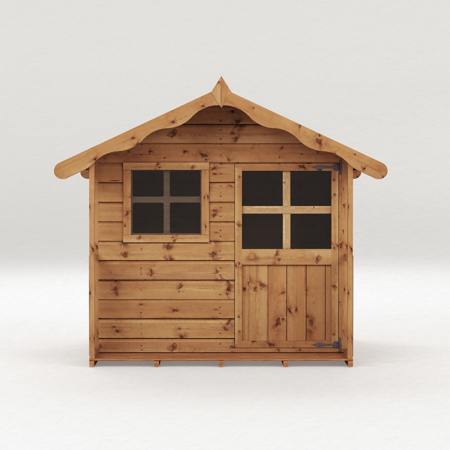 Small Wooden Playhouse - 154cm x 147cm - Mercia - Poppy