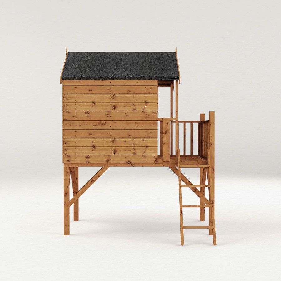 Wooden Tower Playhouse - 249cm x 193cm - Poppy- Mercia 