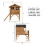 Wooden Tower Playhouse - 249cm x 193cm - Poppy- Mercia 