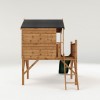 Mercia Wooden Tower Playhouse with Slide - Poppy
