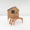 Small Wooden Tower Playhouse - 210cm x 216cm  - Snug - Mercia