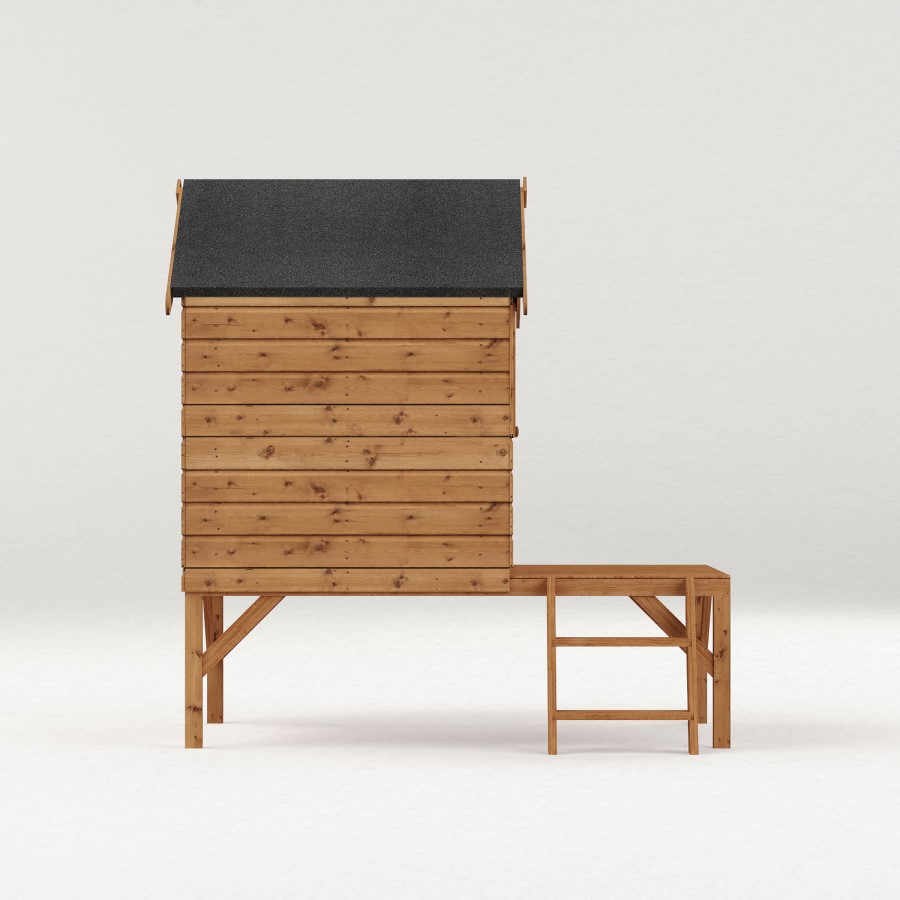 Small Wooden Tower Playhouse - 210cm x 216cm  - Snug - Mercia