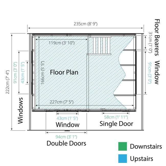 Double Storey Garage Playhouse