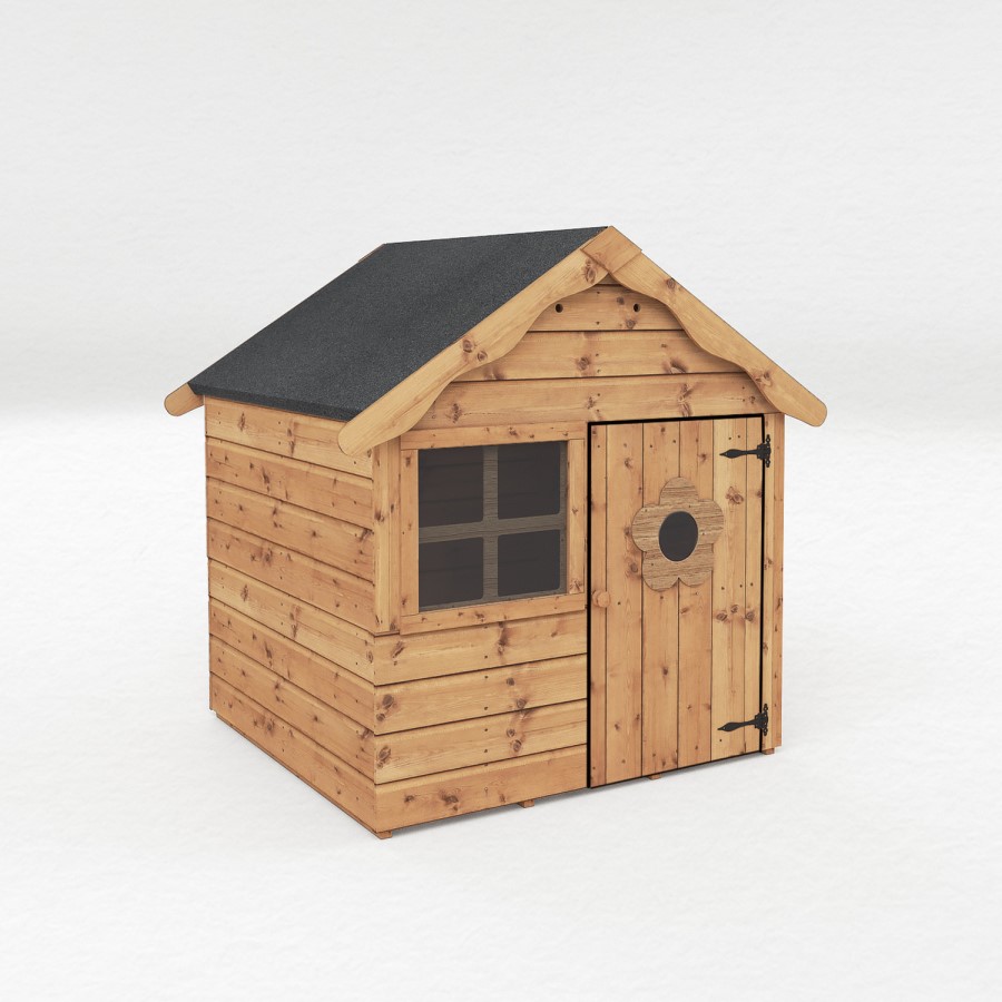 Mercia Small Wooden Playhouse - Snug