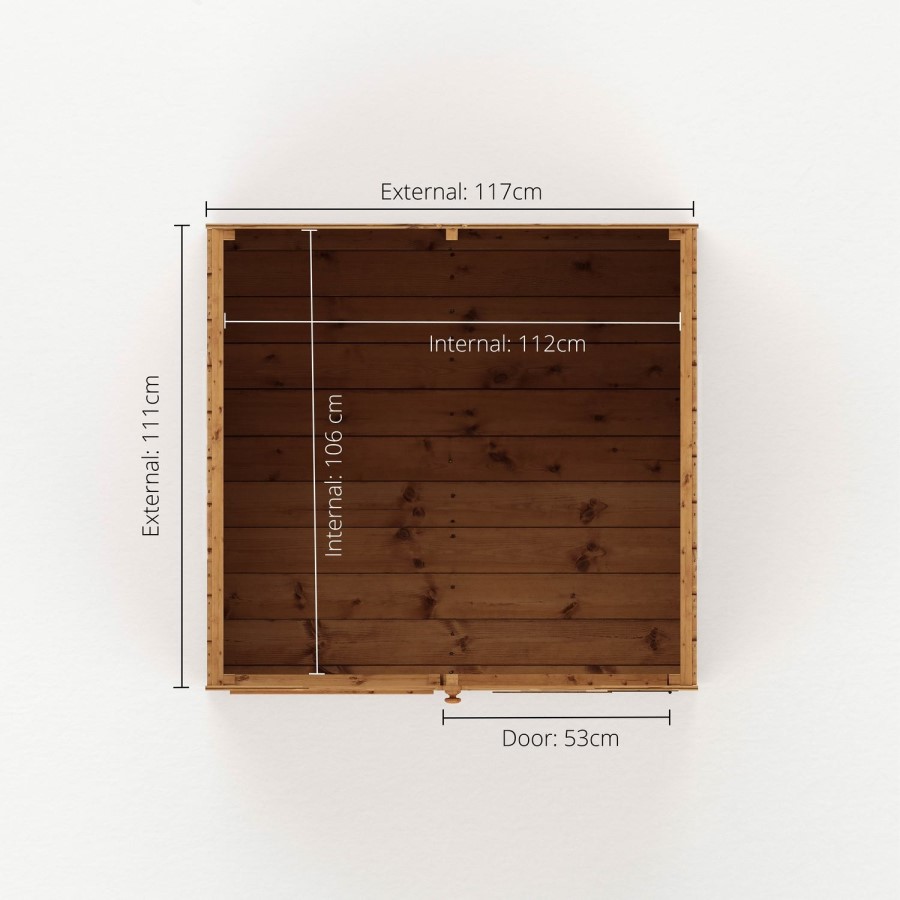 Mercia Small Wooden Playhouse - Snug