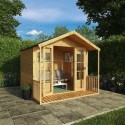ERC027 Mercia -  Premium Traditional Summerhouse with Veranda 8 x 8ft