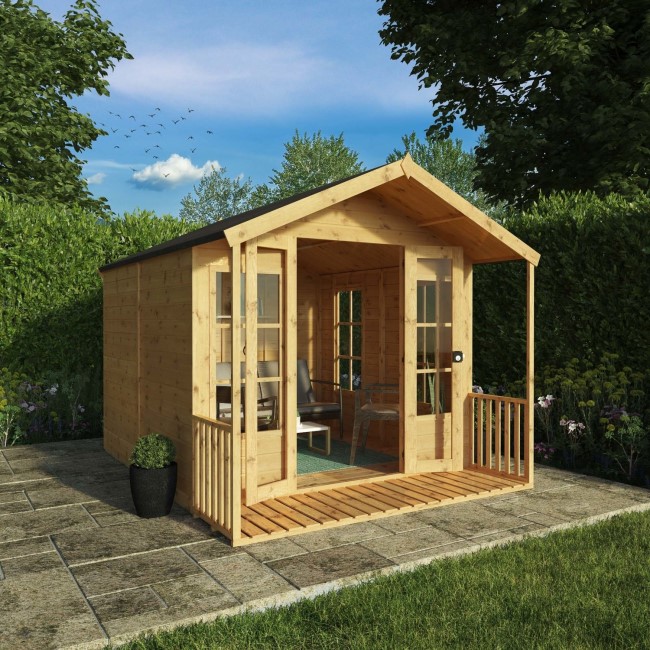 Mercia -  Premium Traditional Summerhouse with Veranda 10 x 8ft