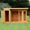 Mercia -  12 x 8ft Premium Garden Room Summerhouse With Side Shed