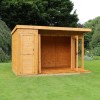 Mercia -  12 x 8ft Premium Garden Room Summerhouse With Side Shed