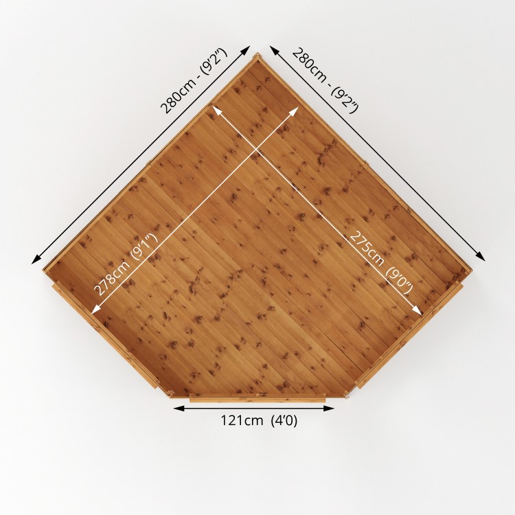 Mercia - 9 x 9ft Premium Corner Summerhouse