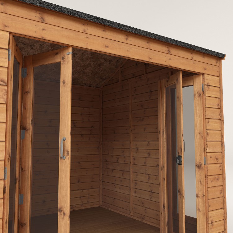 Mercia -  8 x 8ft Vermont Summerhouse with Bi-Fold Doors