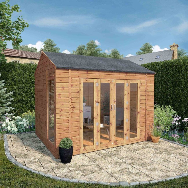 Mercia -  10 x 8ft Vermont Summerhouse with Bi-Fold Doors