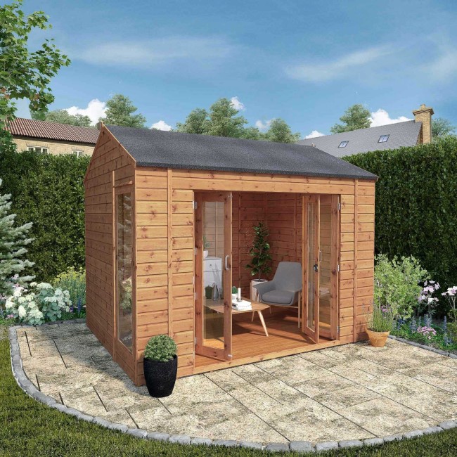 Mercia -  10 x 8ft Vermont Summerhouse with Bi-Fold Doors