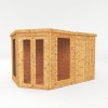 Mercia -  Corner Summerhouse With Side Shed 7 x 11ft