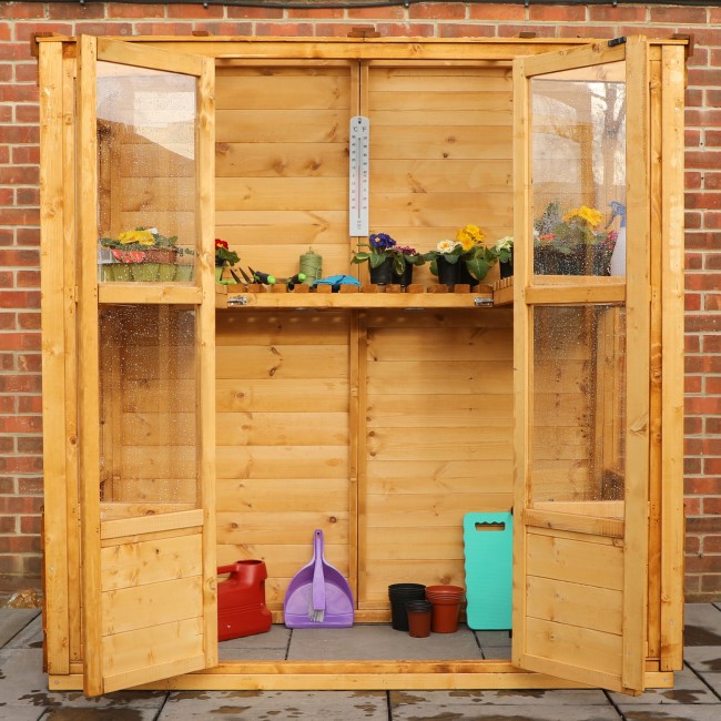 Mercia -  Traditional Tall Wall Greenhouse 6 x 3ft