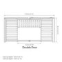 Mercia -  Traditional Tall Wall Greenhouse 6 x 3ft