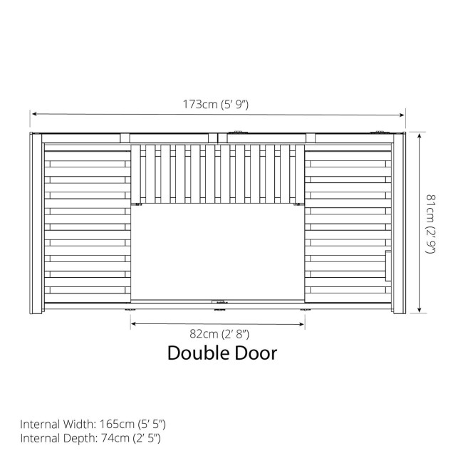 Mercia -  Traditional Tall Wall Greenhouse 6 x 3ft