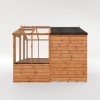 Mercia Wooden Shed Greenhouse Combi 8ft x 6ft