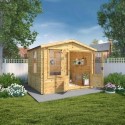 ERC043 Mercia -  Traditional Log Cabin 8 x 10ft