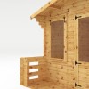 Mercia Traditional Log Cabin With Veranda 3.4 x 3.7m - 19mm