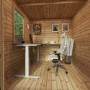Mercia -  Pent Log Cabin With Side Shed 3.5 x 2.4m - 19mm