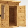 Mercia -  Pent Log Cabin With Side Shed 5.1 x 2.4m - 19mm