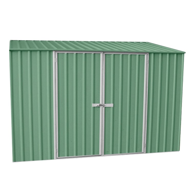 Mercia Green Garden Metal Shed 3 x 1.52m - Absco