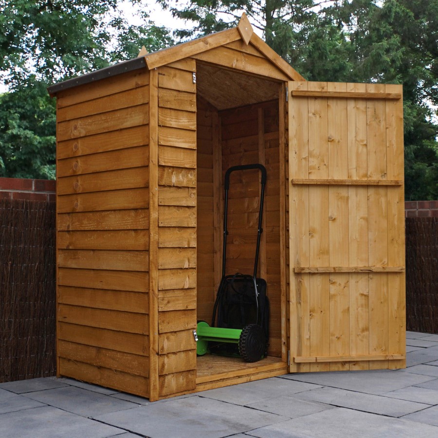 Mercia 3 x 4 Overlap Apex Windowless Shed