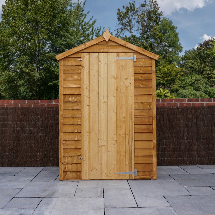 Mercia 3 x 4 Overlap Apex Windowless Shed
