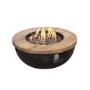 Foremost Gas Garden Fire Pit Table - Terafab Bowl with Lava Stones